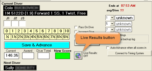 live results image